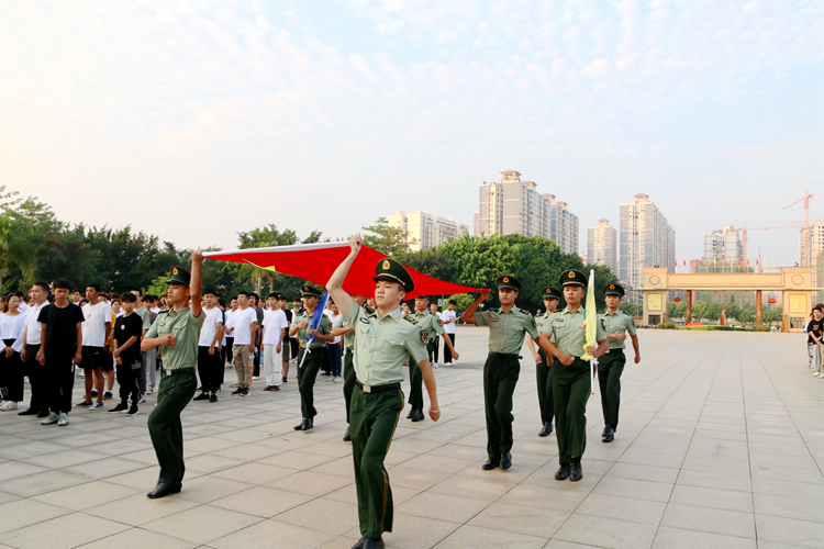 yl6809永利举行升旗仪式庆祝新中国成立72周
